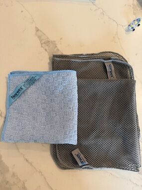Norwex scrub cloth and 2 dish cloths